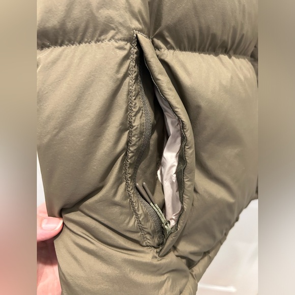 prAna Puffer Vest Responsible Duck Down Hellebore Sage Colorblock Women's XL - Picture 7 of 9